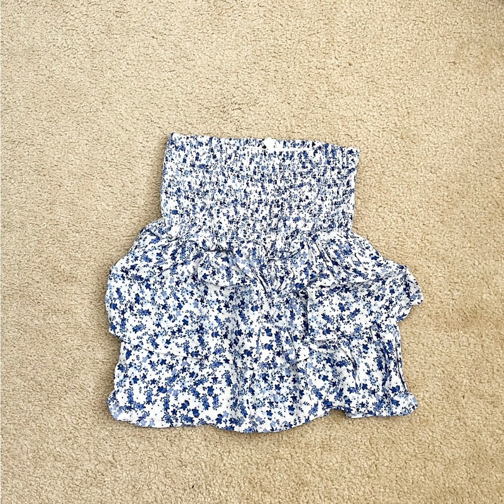 garage floral skirt